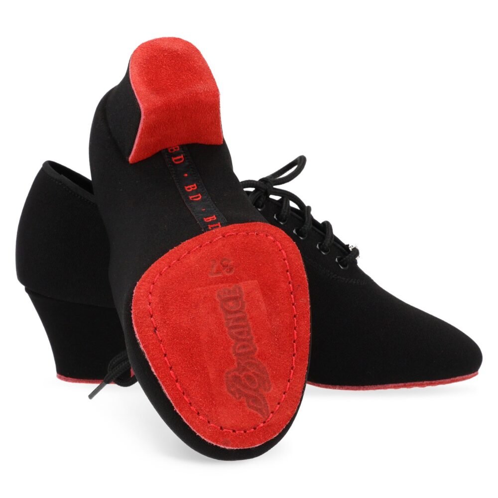 BDT1-B RedSole Canvas Black (flexible sole) - Image 2