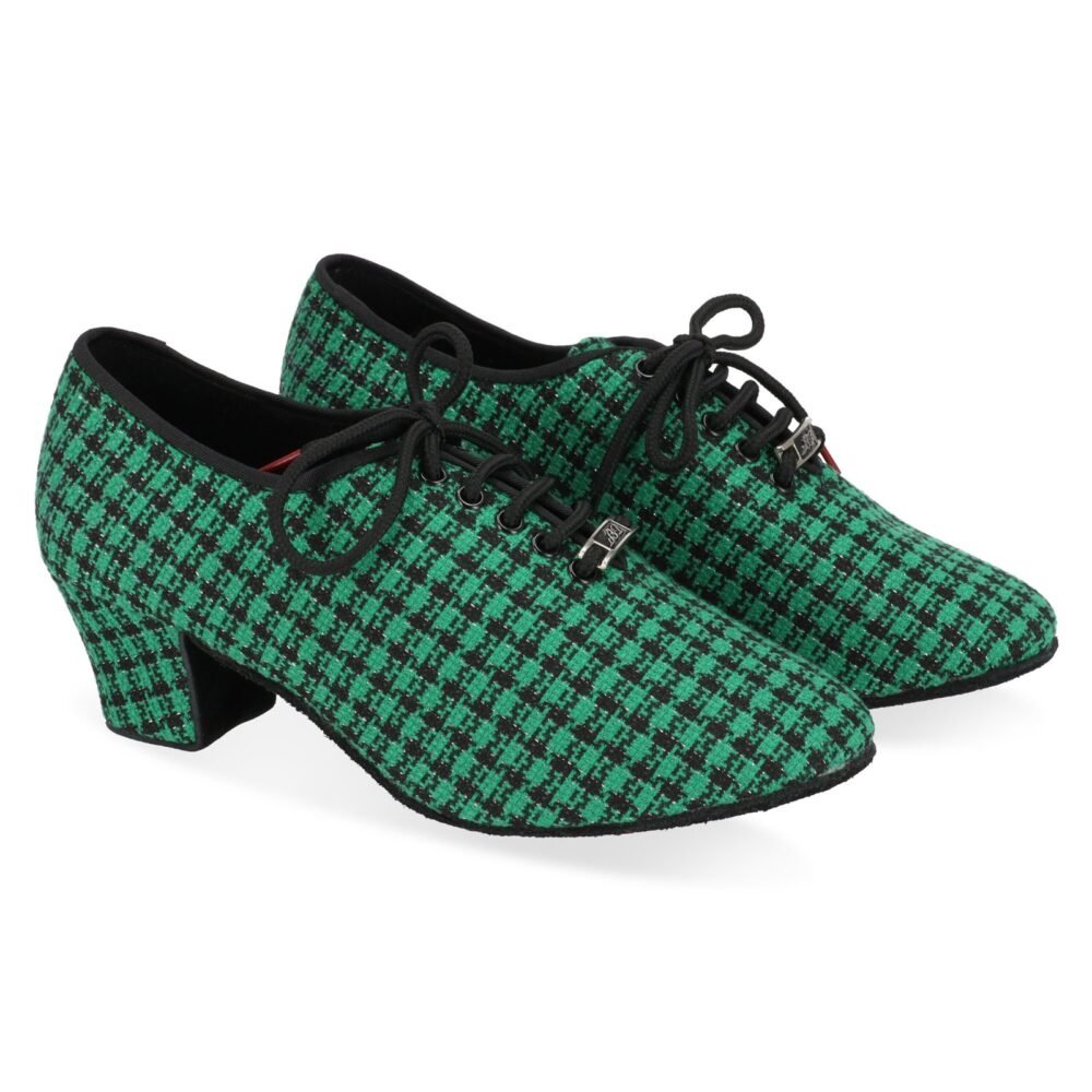 BDT1 čekiai Tweed Green (nelankstus padas)